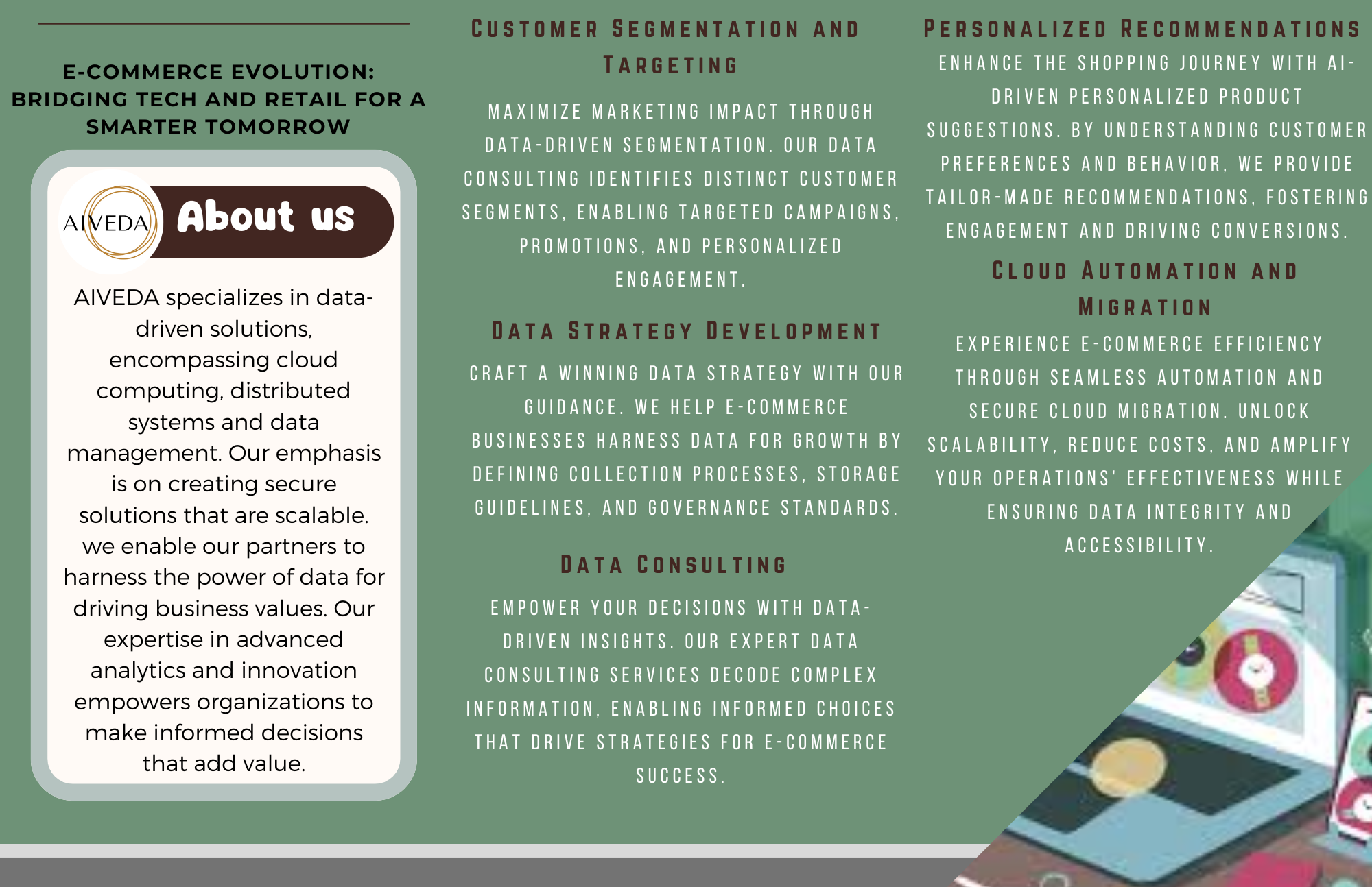 E-commerce Evolution brochure page 1